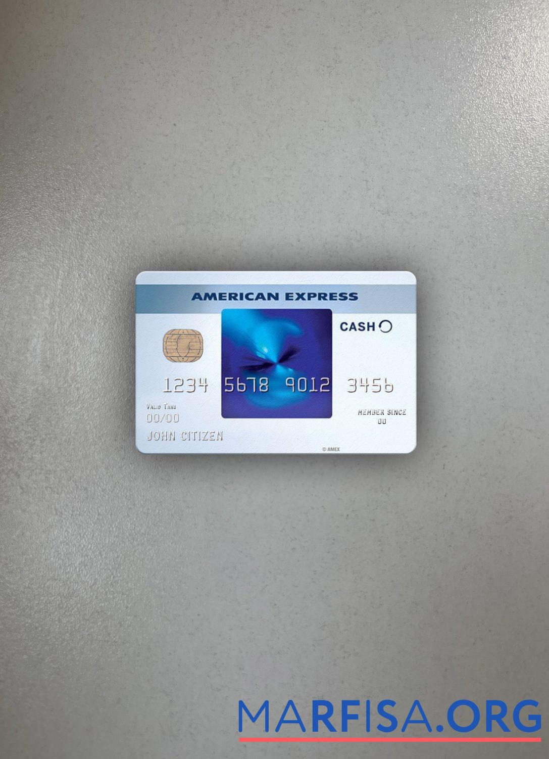 Printable USA Truist Bank Blue Cash Everyday® Card from AMEX photolook front download for verification